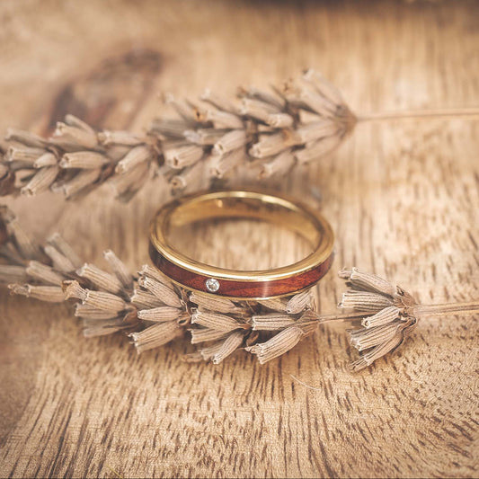 Ehering Holz Damen fablano