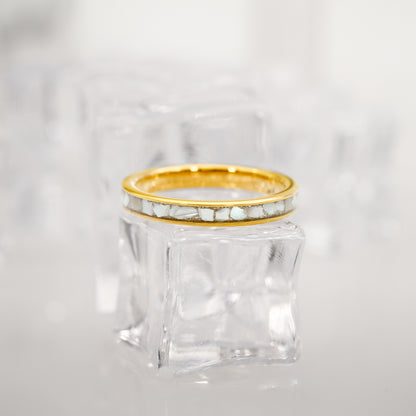 Ehering Gold Perlmutt von Fablano