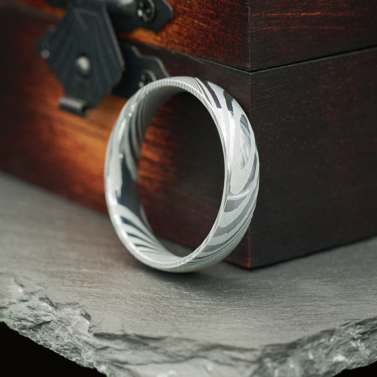 Ehering in Silber für Herren Kavora von Fablano
