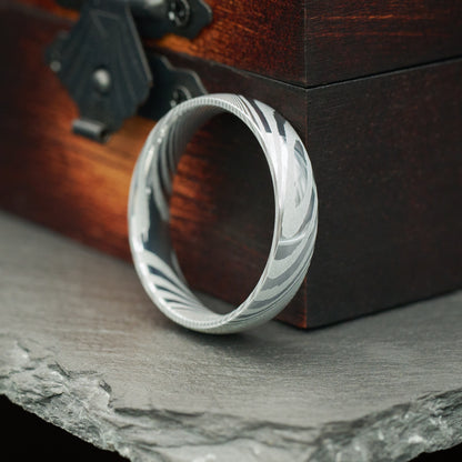 Ehering in Silber für Herren Kavora von Fablano