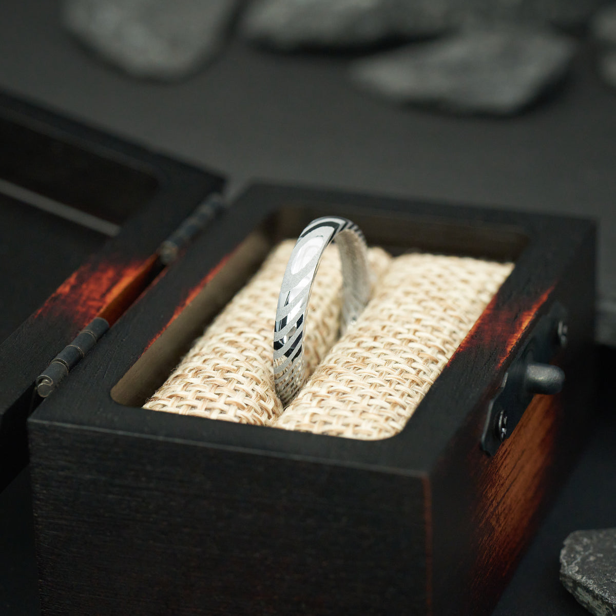 Ehering in Silber Kavora von Fablano