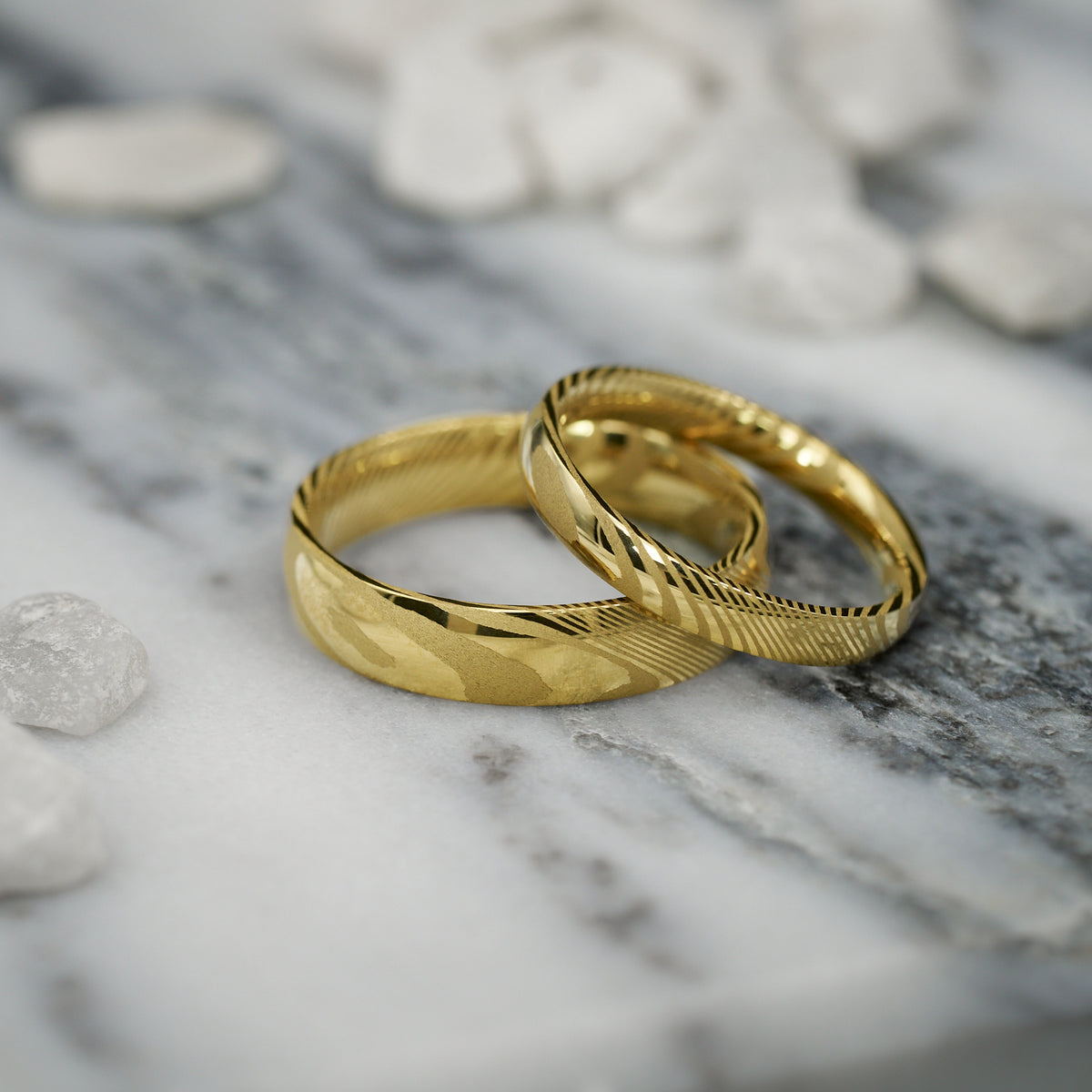 Eheringe in Gold Kavora von Fablano
