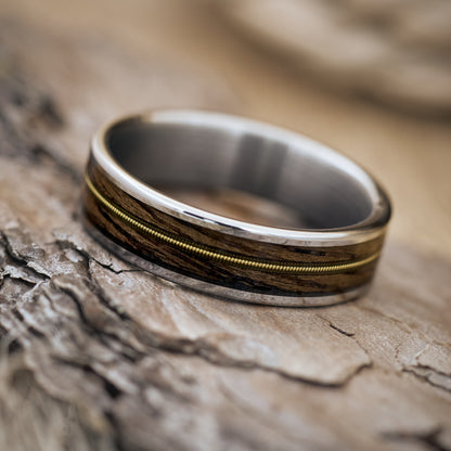 Holzring Silber Gitarre Fablano