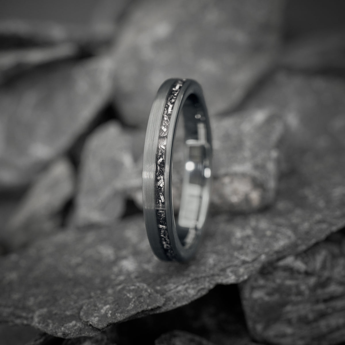 Damenring Graphit Nova