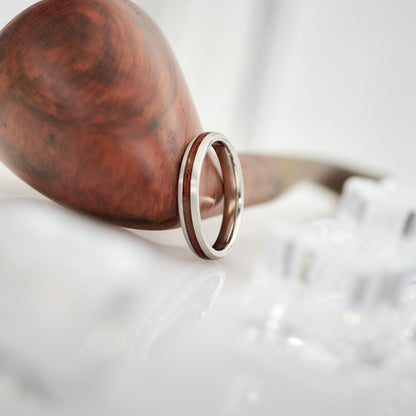 Freundschaftsring Holz Weißgold Avero von Fablano