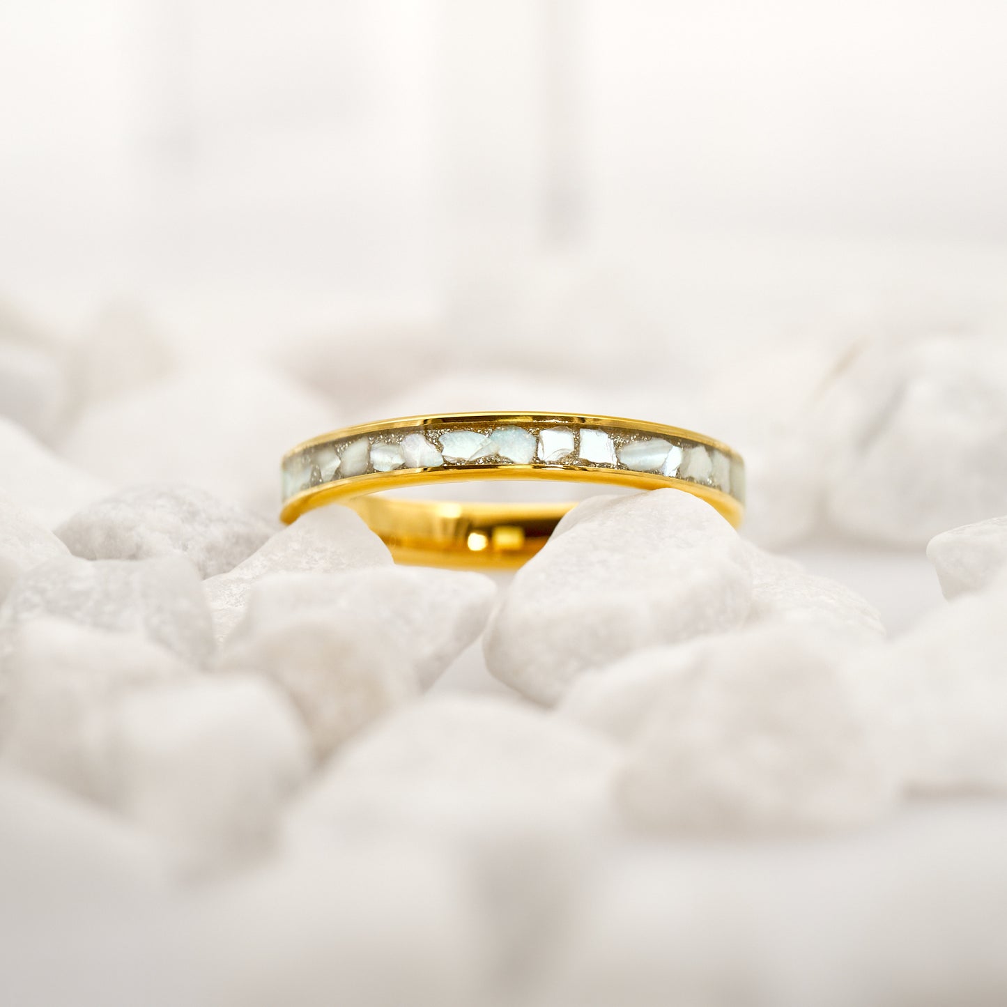 Goldring Damen Perlmutt von Fablano