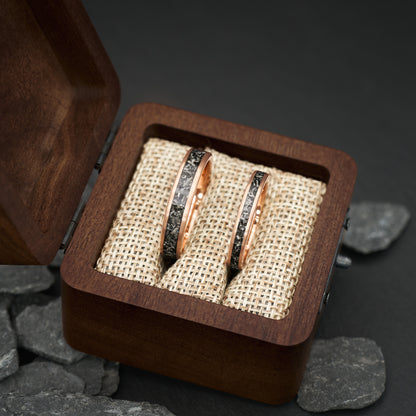 Hochzeitsringe Rosegold Meteorit Apollo Fablano