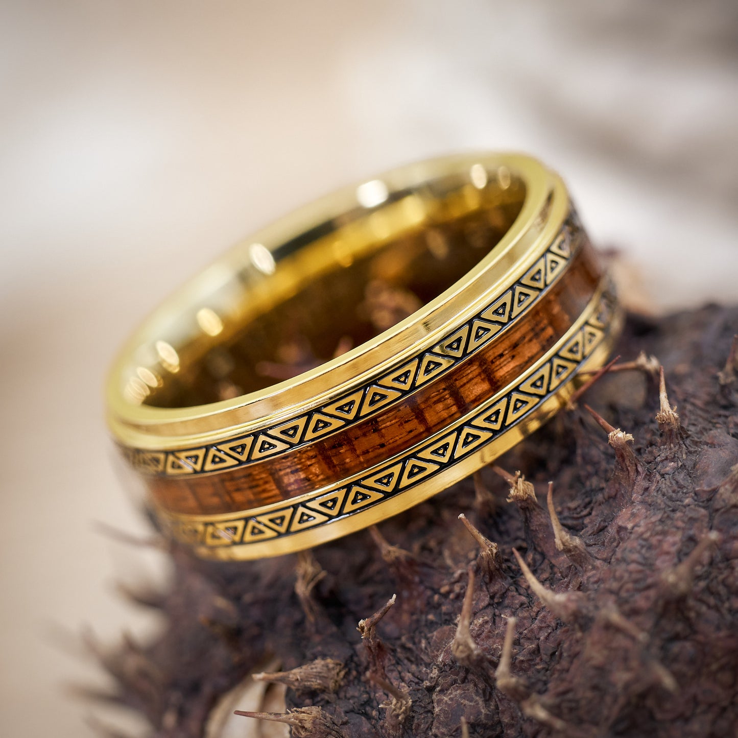 Holzehering Gold Herren Bermuda von Fablano