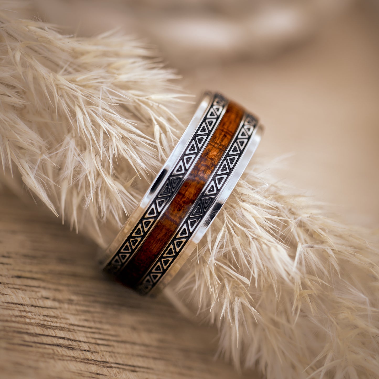 Holzehering Herren in Silber Bermuda von Fablano