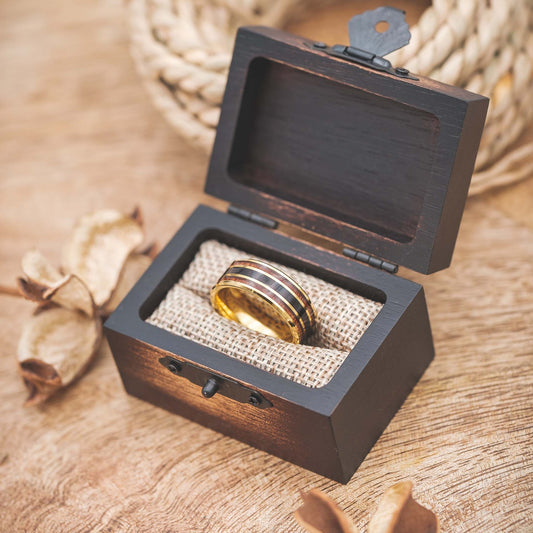 Holzring Gold Lioran Trio von Fablano
