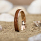 Holzring in Rosegold Elano von Fablano