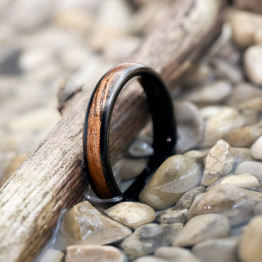 Holzring in Schwarz für Damen Elano von Fablano