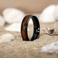 Holzring Unisex Ehering in Schwarz Elano von Fablano