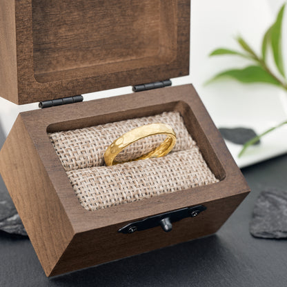 Luna Damenring 3,5mm gehämmert aus Wolfram von Fablano