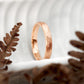 Luna Damenring 3,5mm gehämmert aus Wolfram von Fablano