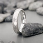 Luna Ring 5mm gehämmert aus Wolfram von Fablano
