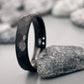 Luna Ring Unisex 5mm gehämmert aus Wolfram von Fablano