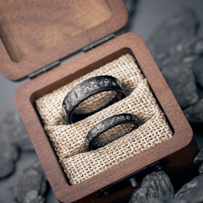 Schwarze Ringe Meteorit von Fablano