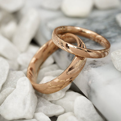 Partnerringe in Roségold Kavora von Fablano