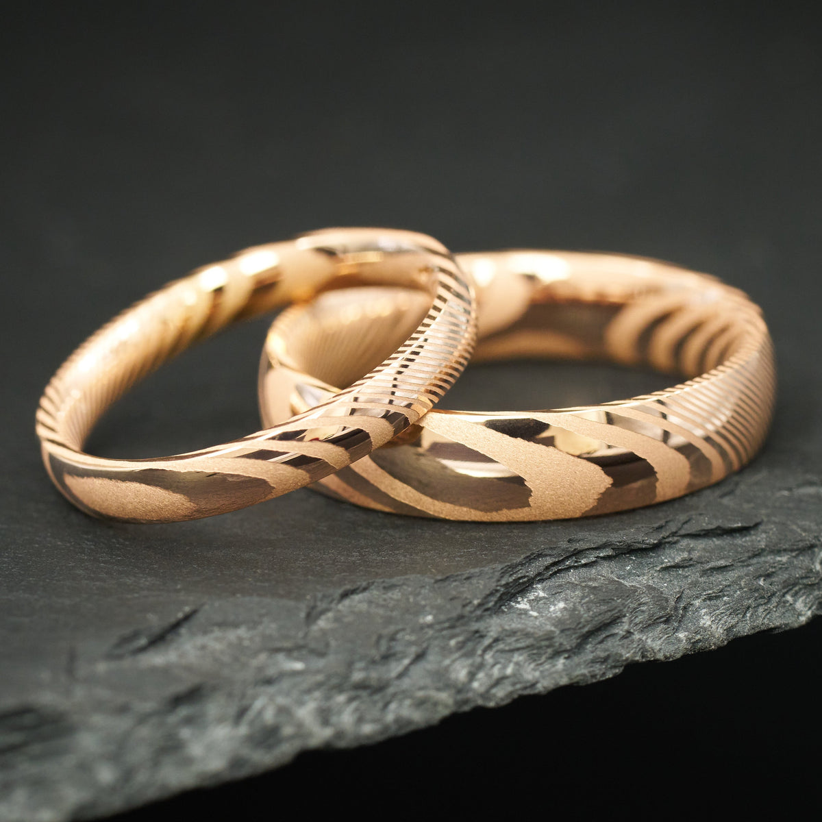 Partnerringe in Roségold Kavora von Fablano