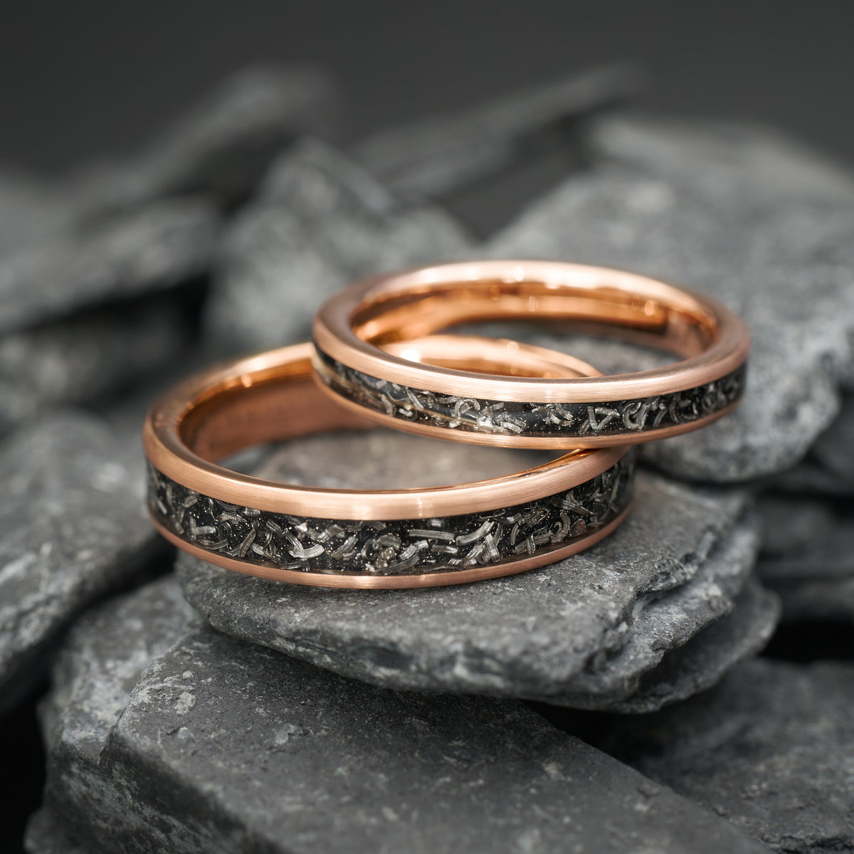 Partnerringe Rosegold Meteorit Apollo Fablano