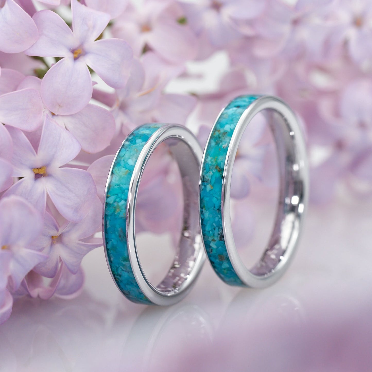 Partnerringe Set Weissgold Luvia von Fablano