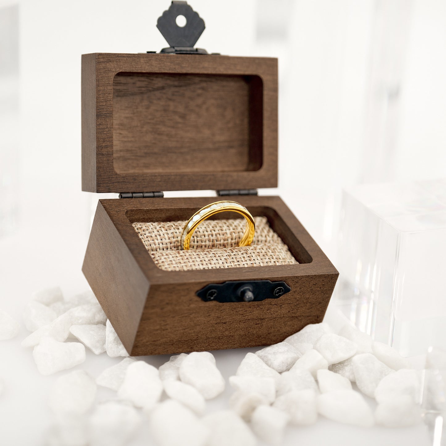 Ring Gold Damen Perlmutt von Fablano