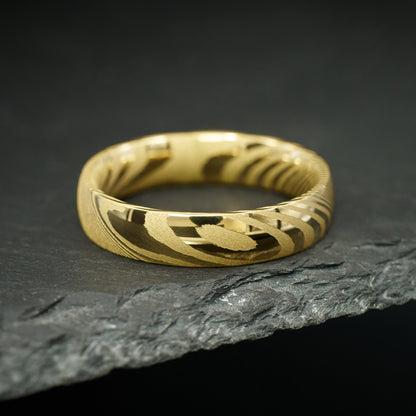 Herrenring in Gold Kavora von Fablano