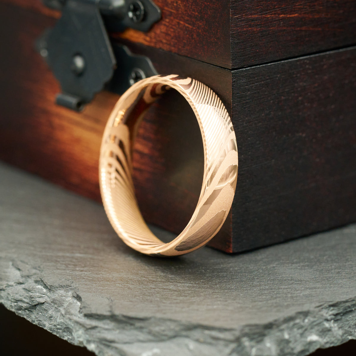 Ring für Herren Rosegold Kavora von Fablano