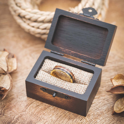 Holzring Gold Duo Lioran für Damen & Herren von Fablano