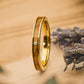 Ring mit Holz Gold Damen Olea von Fablano