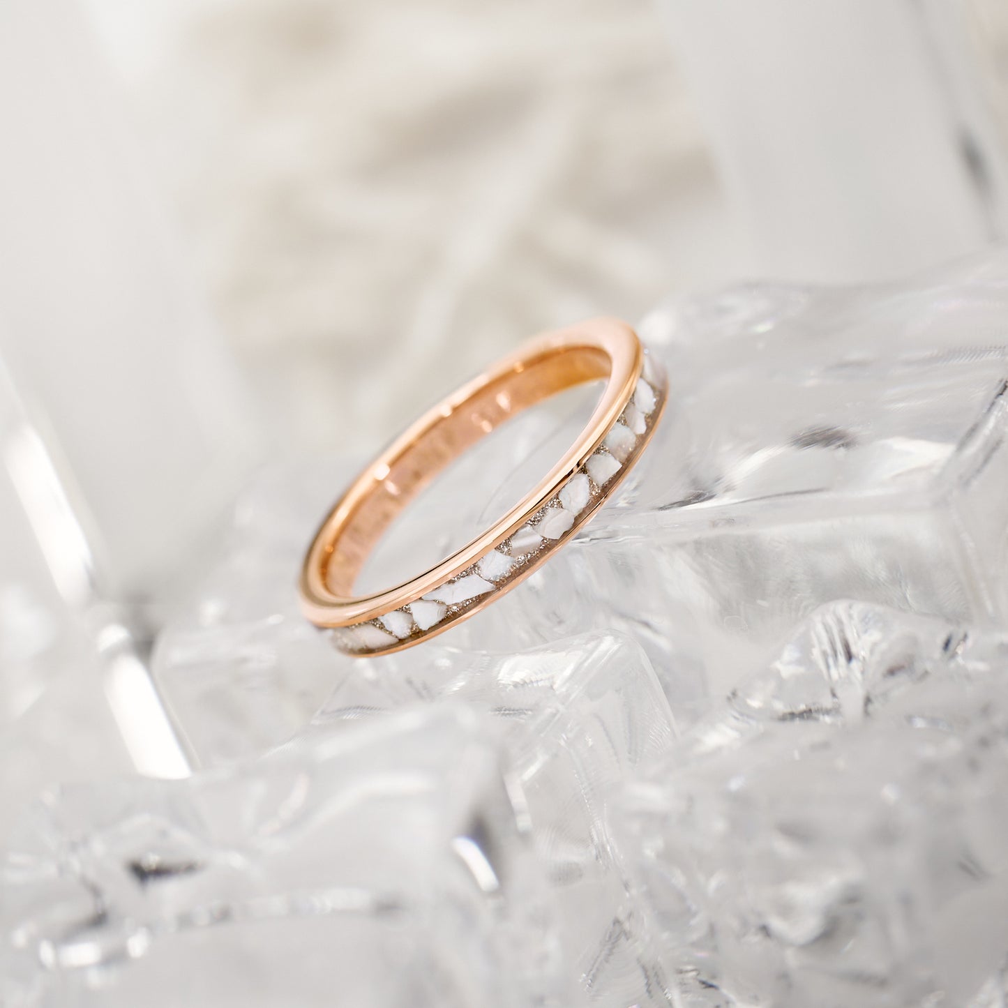 Ring Rosé Damen Perlmutt Fablano