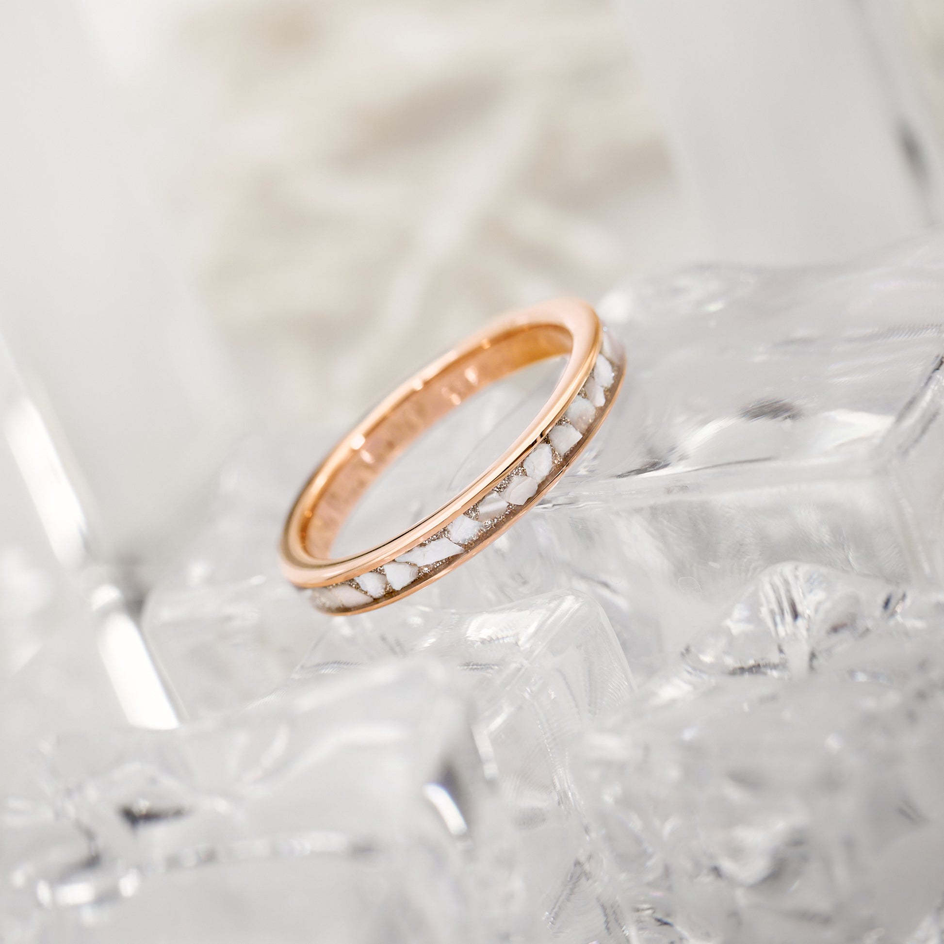 Ring Rosé Damen Perlmutt Fablano