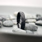 Ring Schwarz Damen & Herren gehämmert fablano Luna