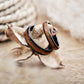 Ringe mit Holz für Partner in Schwarz von Fablano