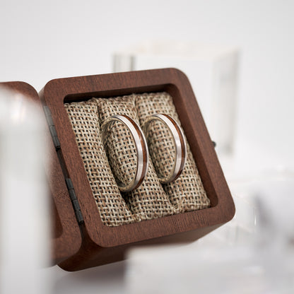 Ringe mit Holz Weißgold Avero von Fablano