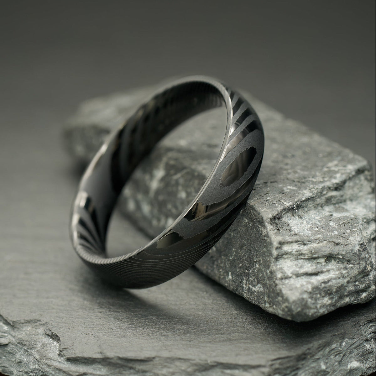 Schwarzer Ring Herren Fablano Kavora