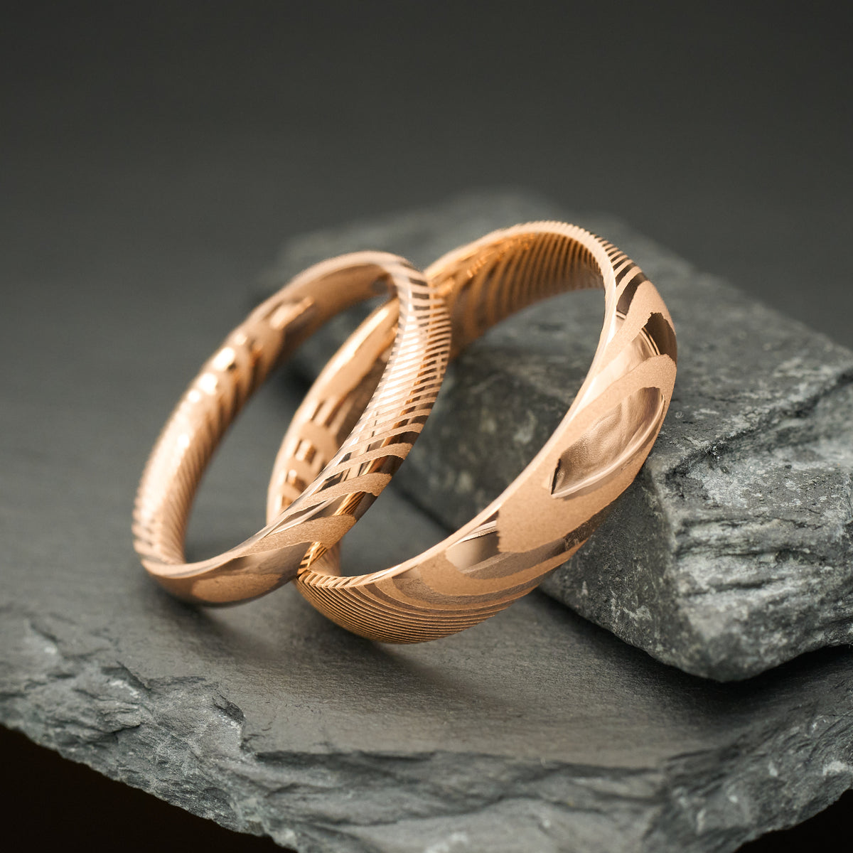 Trauringe in Rosé Kavora von Fablano