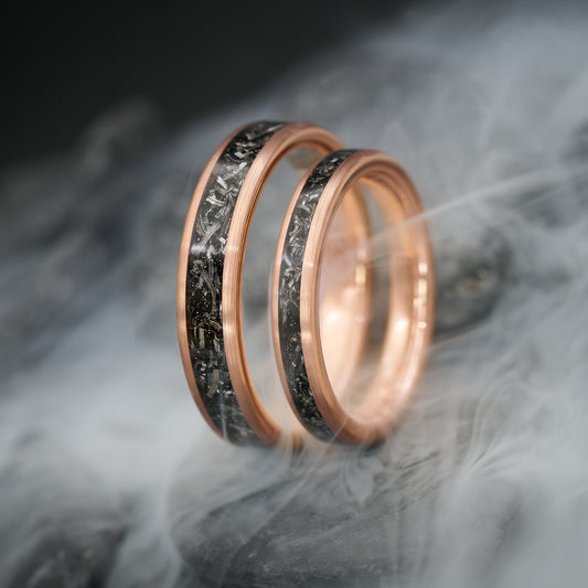 Trauringe Rosegold Meteorit Apollo Fablano