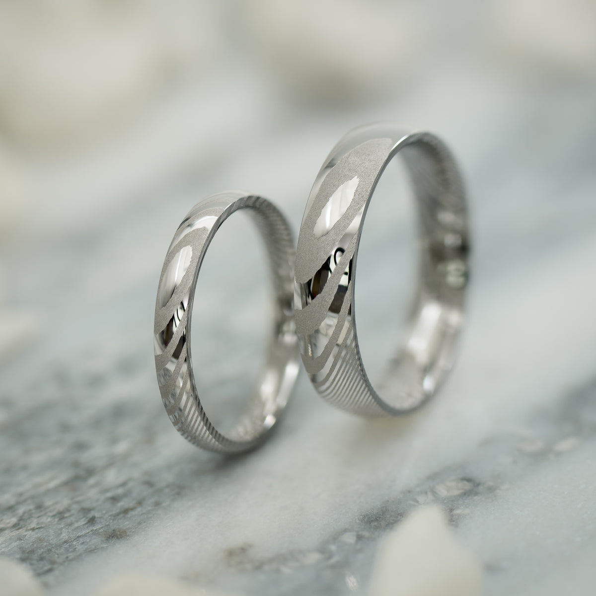 Trauringe in Silber Kavora von Fablano
