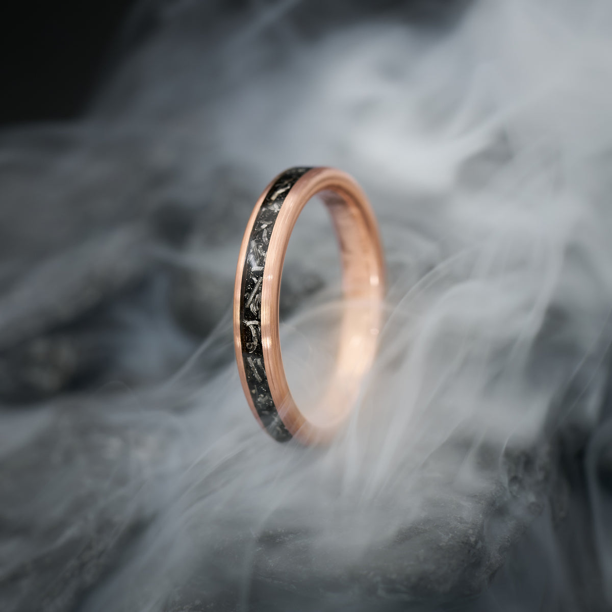 Verlobungsring Damen Rosegold Meteorit Apollo Fablano