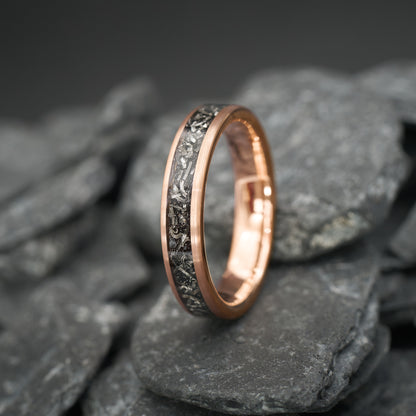 Verlobungsring Herren Rosegold Meteorit Apollo Fablano