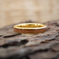 Verlobungsring aus Holz in Gold Elano von Fablano