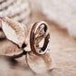Verlobungsring Silber in Gold Elano von Fablano