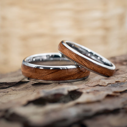Verlobungsringe Holz in Silber Elano von Fablano