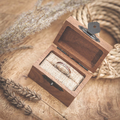 Holz Ring Damen in Silber Ravion von Fablano